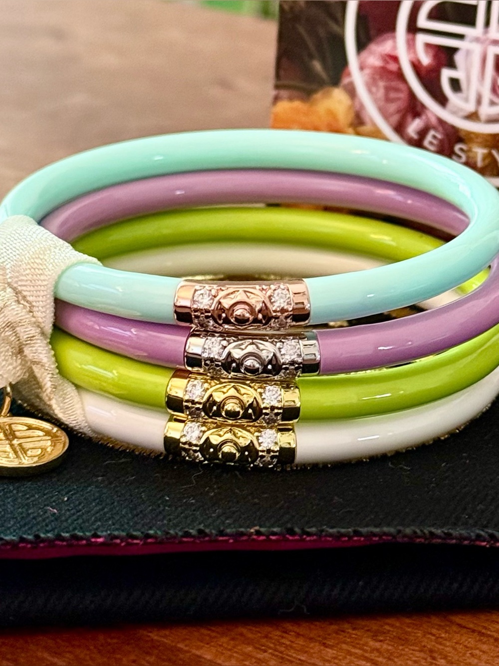 NWT Budhagirl AWB bracelets in limited edition Bloom Three Kings Size Large 🤩